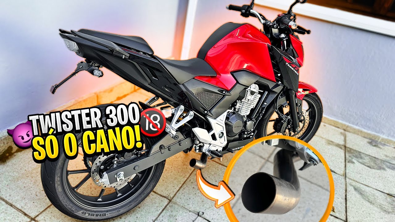 CB 300F TWISTER SÓ O CANO, ME DEIXOU SURDO!
