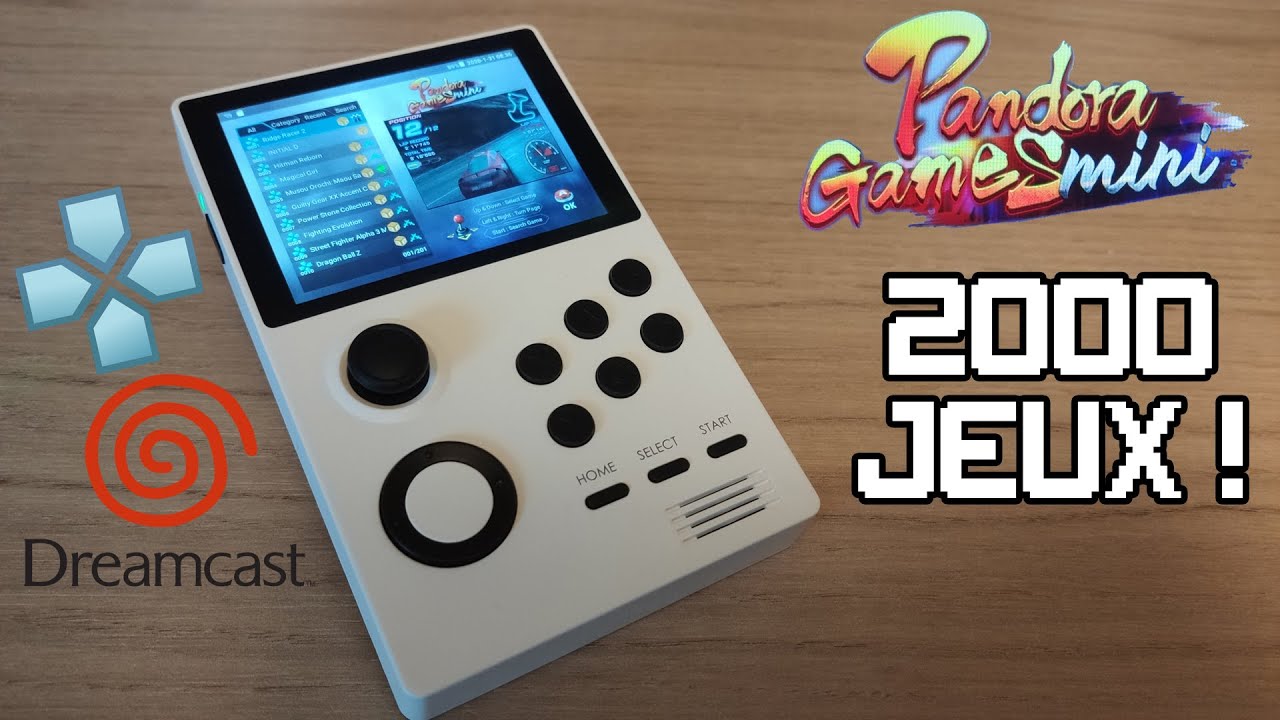 Test Pandora game S mini, la borne d'arcade de poche !