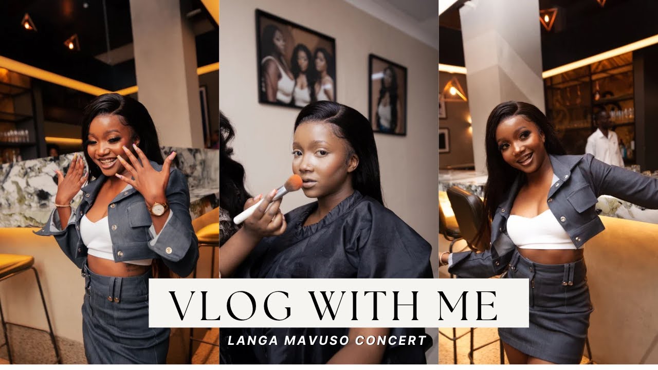 Vlog With Me: Langa Mavuso Intimate Concert | Nomvelo Makhanya