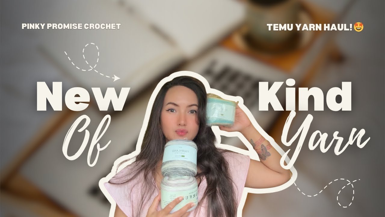 I bought some new kind of yarns from Temu! 🤓 | Temu haul | Honest review