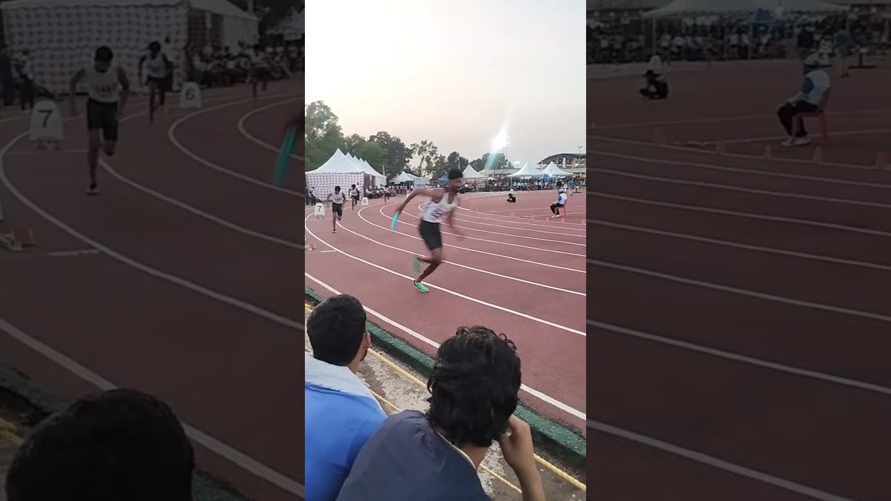 All india University game 2026 400m relay race 