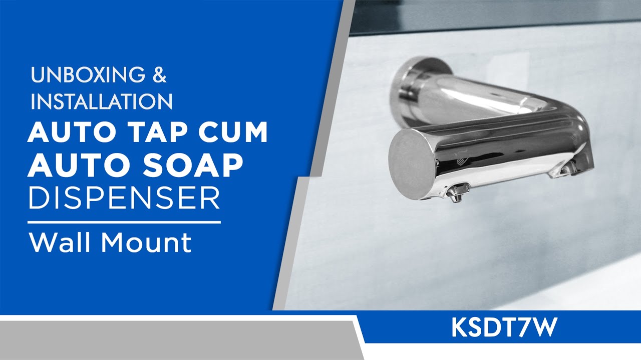 Unboxing & Installation Video of KSDT7W (Auto Tap + Auto Soap Dispenser)