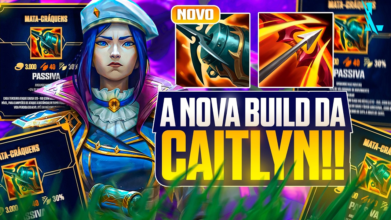 A NOVA BUILD DA CAITLYN COM MATA-CRÁQUENS | É FORTE? VALE A PENA? | LoL Wild Rift