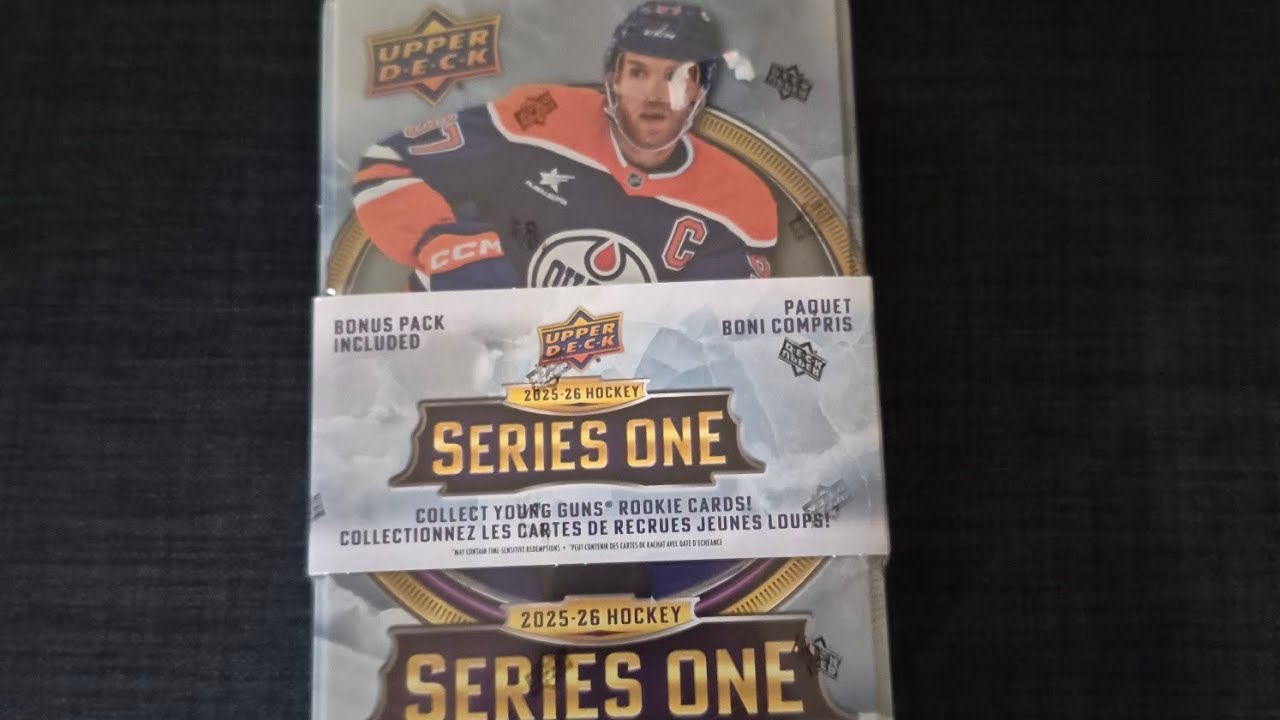 2025-26 Upper Deck Series One Hockey Tin : Chasing Ivan Demidov + Ryan Leonard Hits