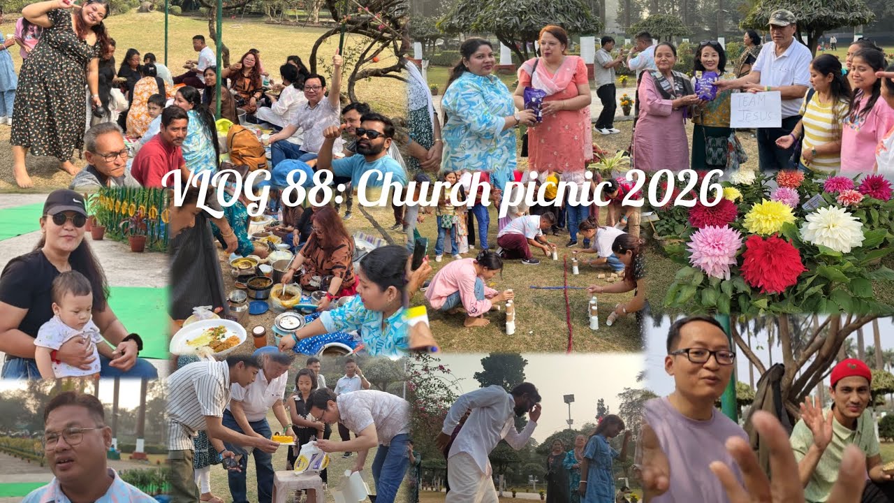 VLOG 88: Church picnic 2026 ☕🥗🍲🥙🥘🧆🎂 | Eden Garden Kolkata #picnic #churchfamily