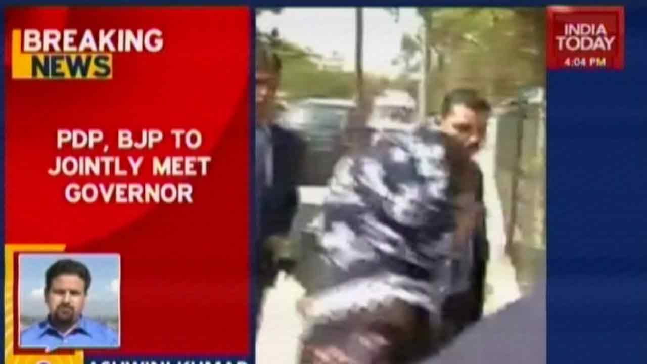 PDP & BJP Leaders Up For Government Formation in J&K