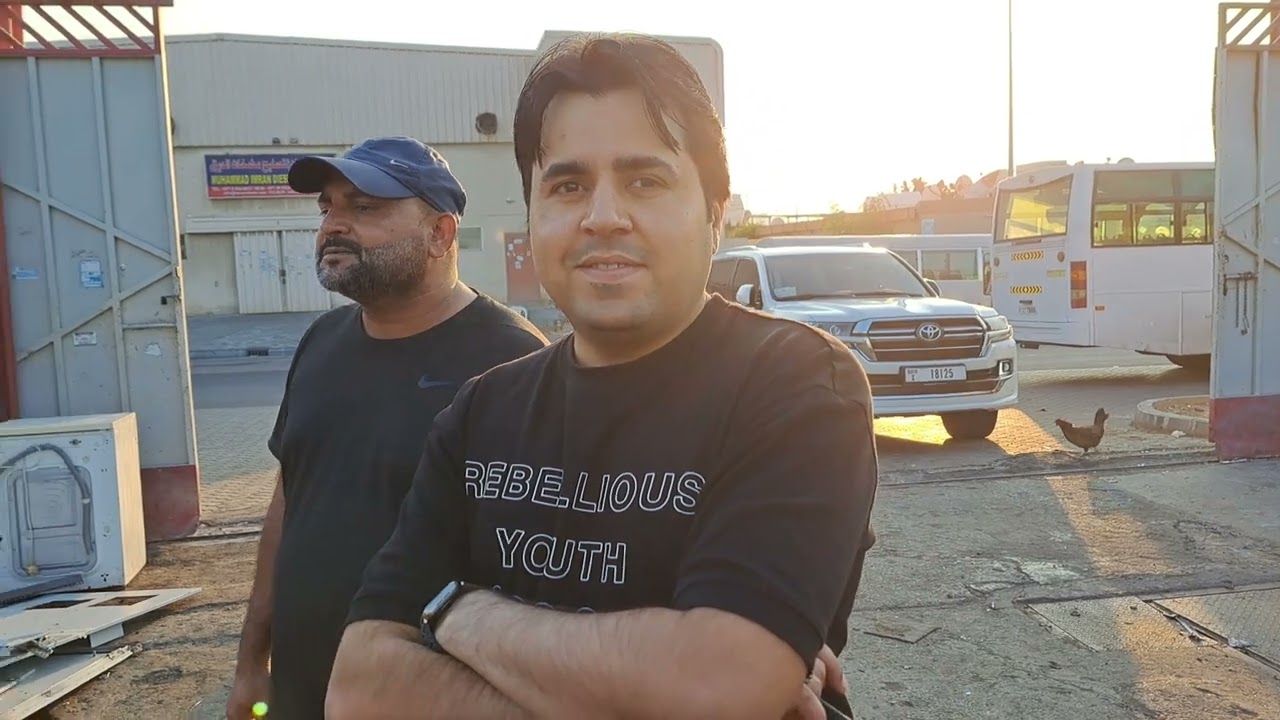N.K.A.GLOBAL Metal & Scrap visit With Syed Tanveer H Sharjah Industrial Area 10 /video Part-1