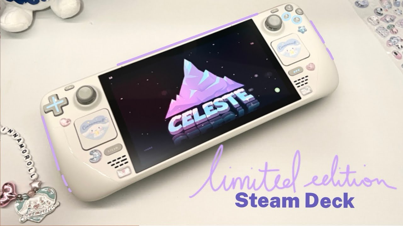 Unboxing + decorating white Steam Deck Limited Edition OLED 1TB - now my fav handheld