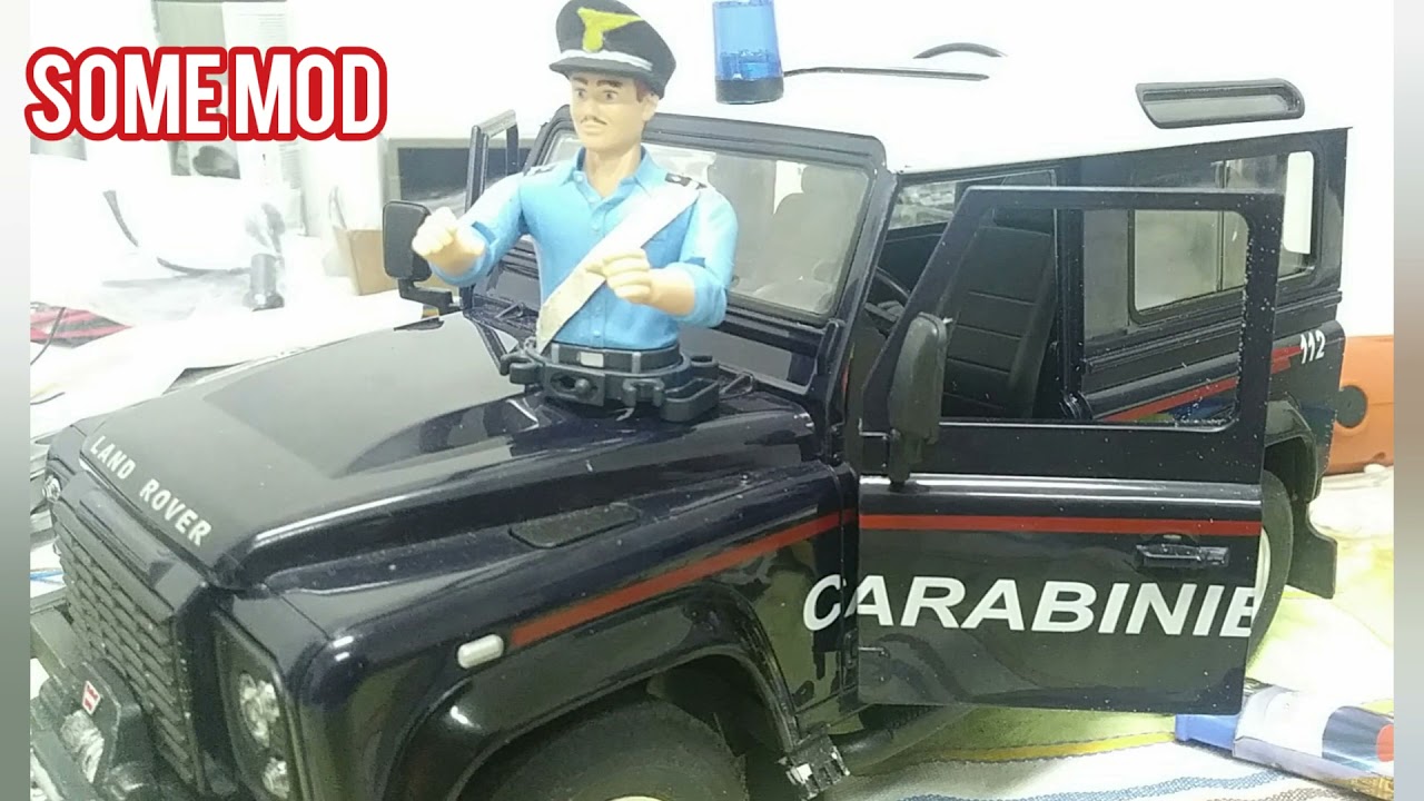 Rc Rastar 1/14 Land Rover Carabinieri build up and upgrade
