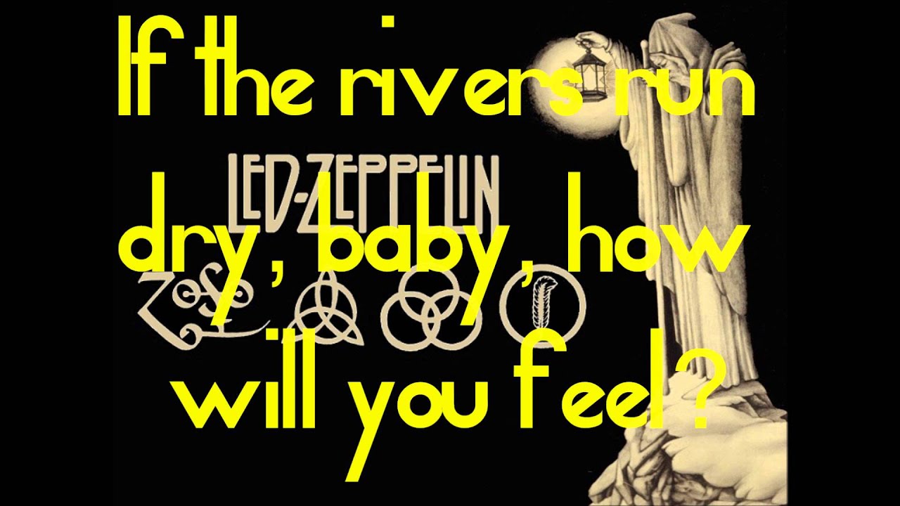 Four Sticks - Led Zeppelin (Lyrics)