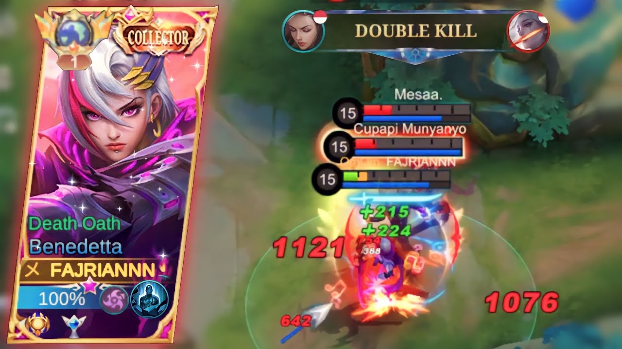 TOP GLOBAL BENEDETTA | BENEDETTA EXP ROTATION | BENEDETTA GAMEPLAY MOBILE LEGENDS