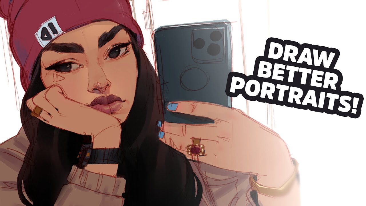 How to sketch & draw stylized portraits