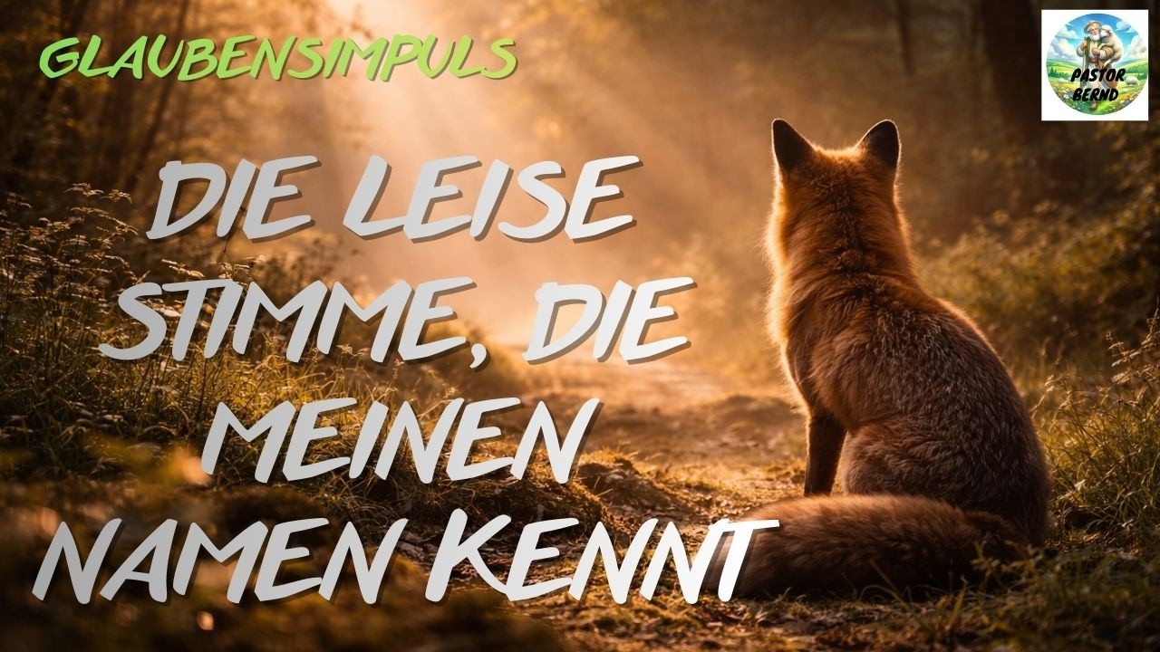 Die leise Stimme, die meinen Namen kennt – Glaubensimpuls - Pastor Bernd