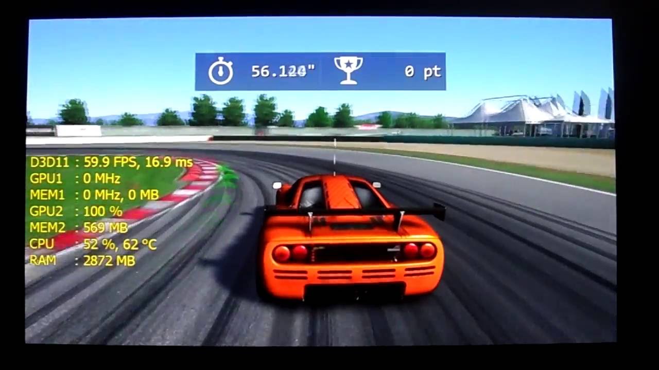 Lenovo IdeaPad: i3 5020U - HD Graphics 5500 | Gaming test #3: Assetto Corsa