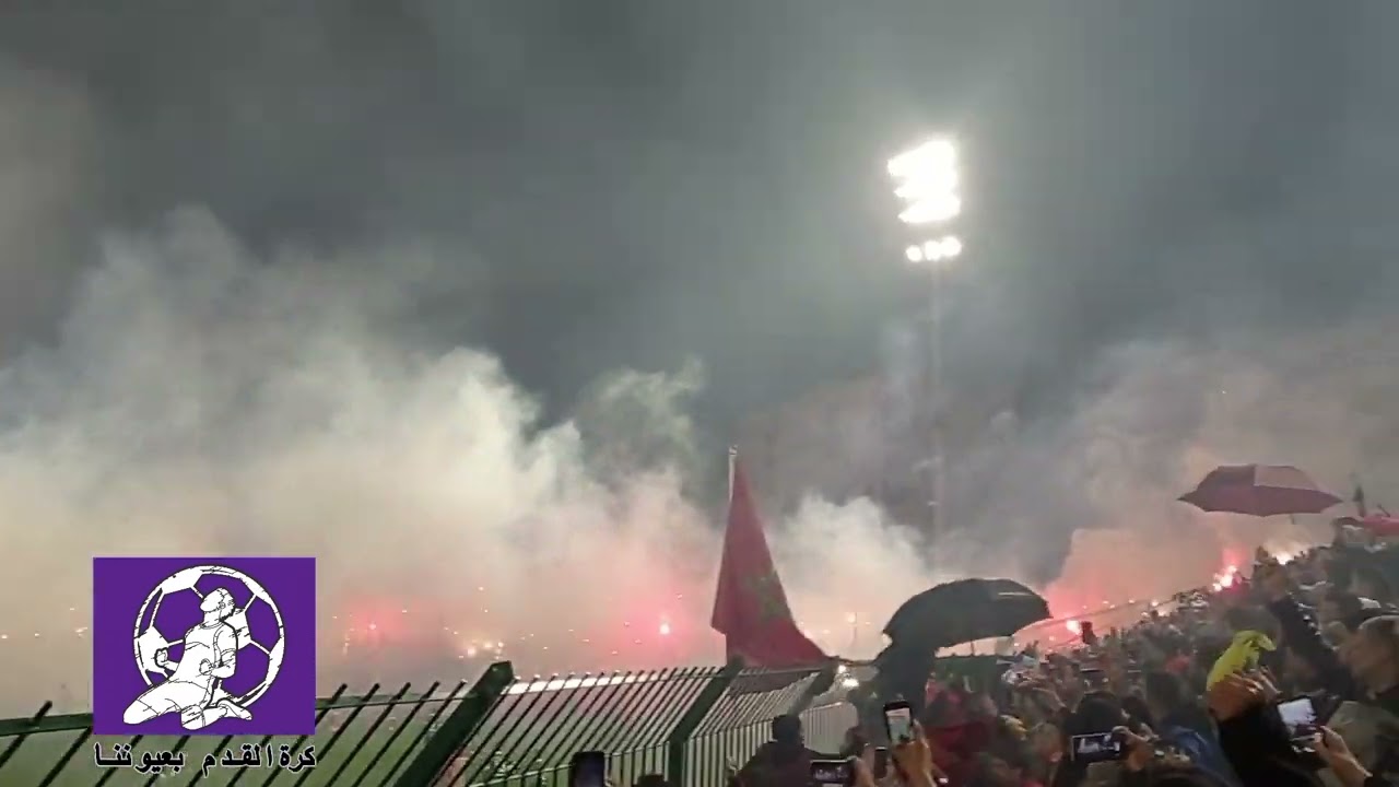 مكناس | كراكاج جماهير النادي المكناسي لحظة تسجيل هدف الفوز على نادي الرجاء البيضاوي❤️الألعاب السحرية