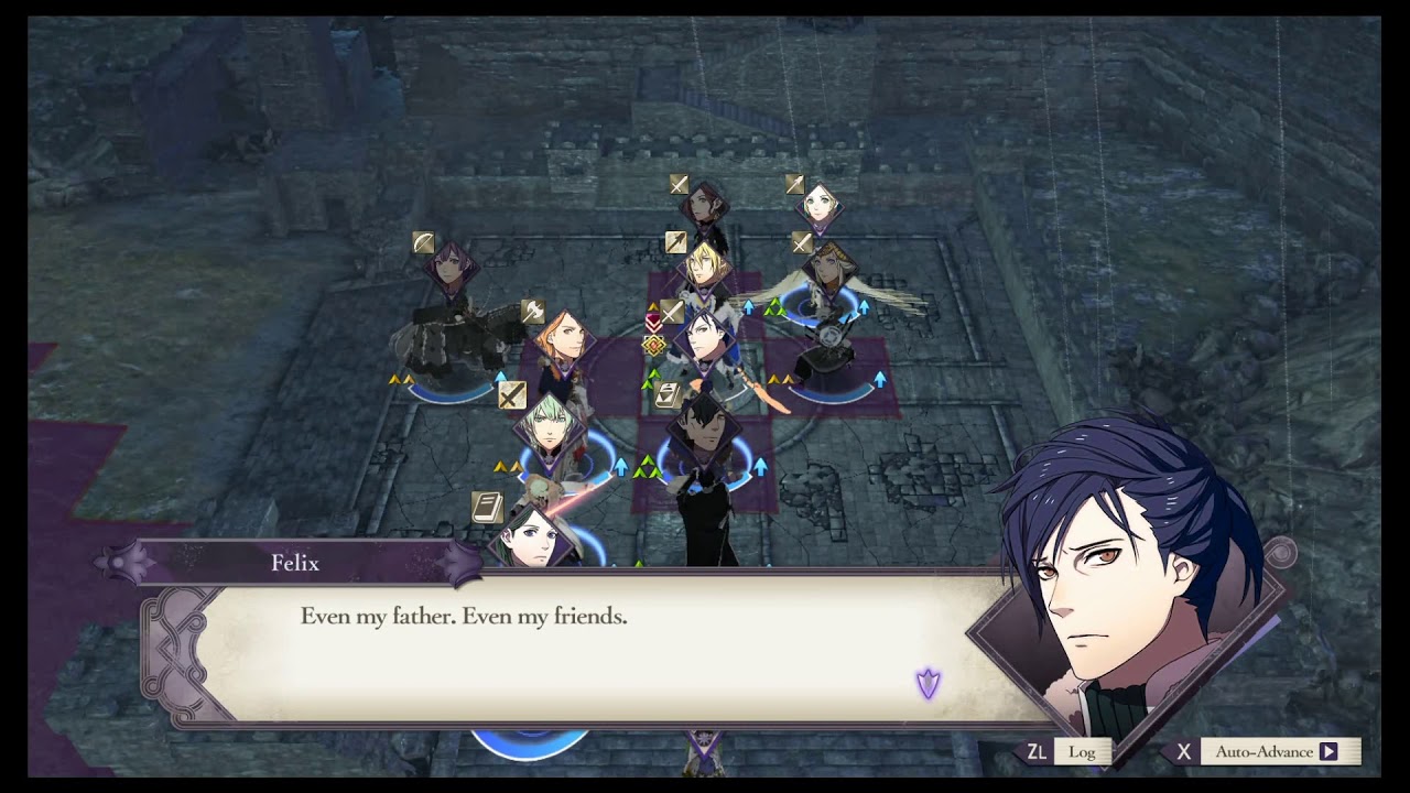 Fire Emblem: Three Houses - Felix kills Dimitri