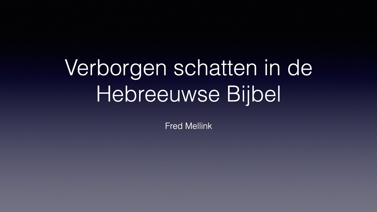 Verborgen schatten in de Hebreeuwse Bijbel