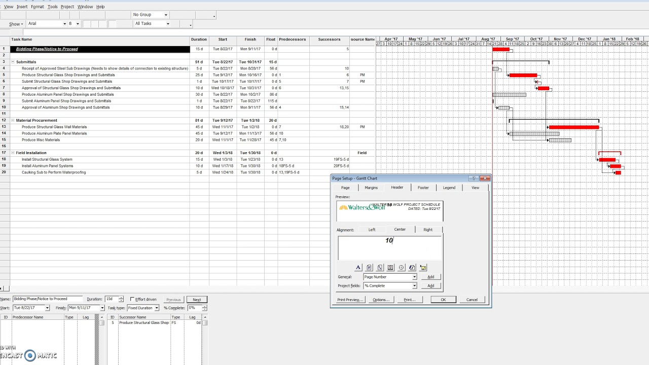 Set Project Name in Microsoft Project - JMayard