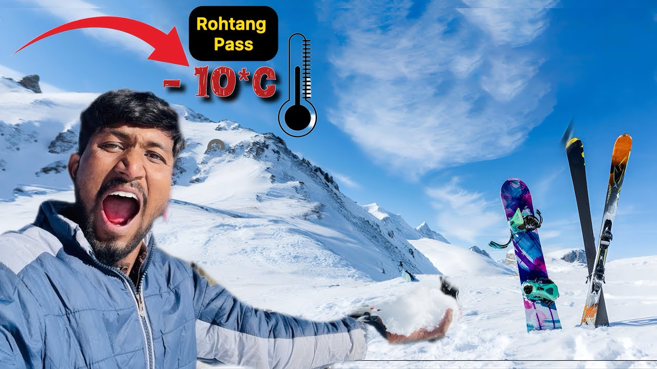  I Surviving India’s Coldest Area ( -10*C ) 🥶 | Rohtang Pass Manali 