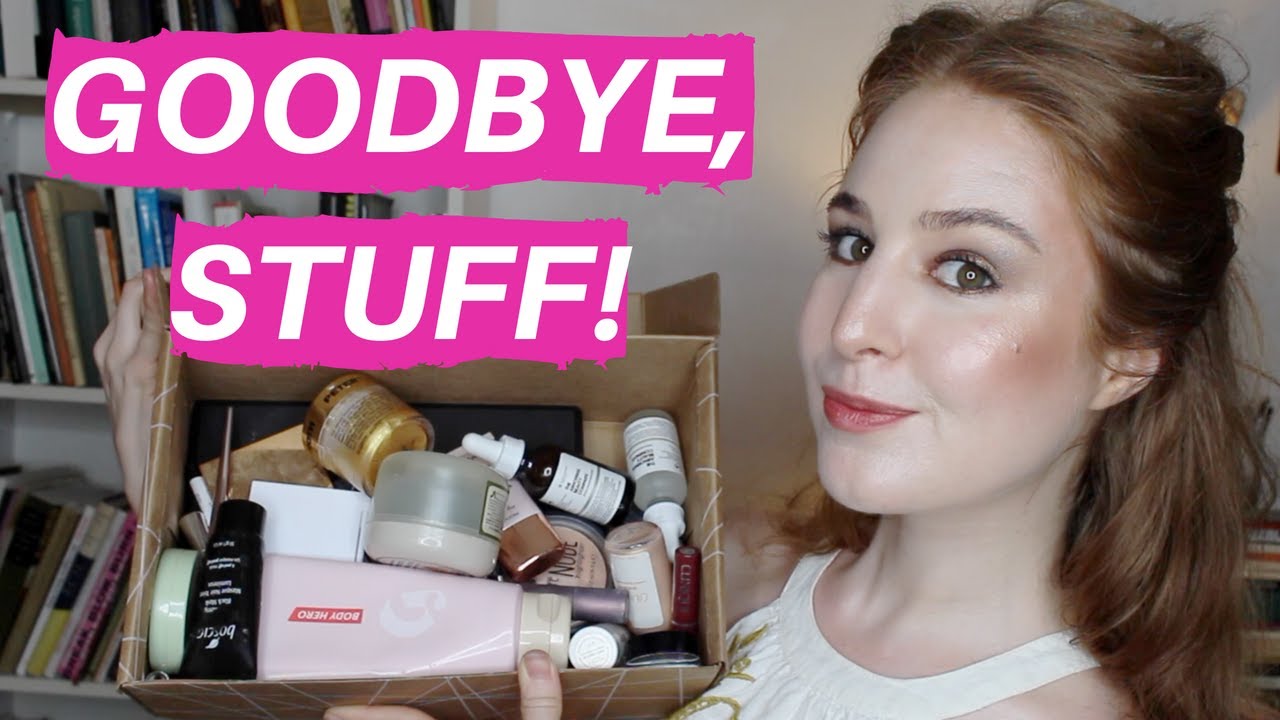 DECLUTTERING INTO A BOX | Hannah Louise Poston | MY NO-BUY YEAR