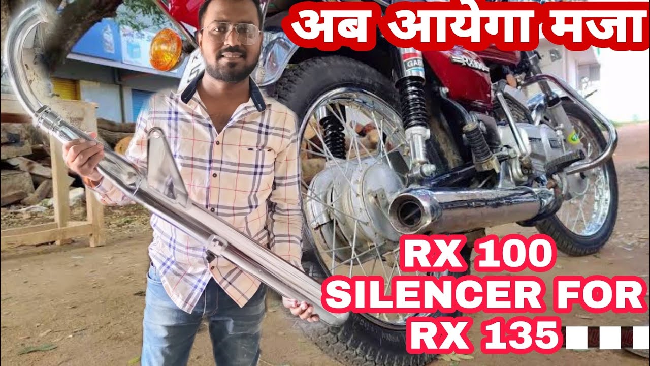 Rx100 original Silencer For RX135 | RX135 Sound Original | Rx135 Sound Modified | Akshay 89