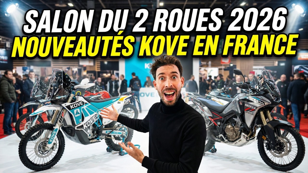 KOVE 2026 : les nouveautés du stand au Salon du 2 Roues de Lyon