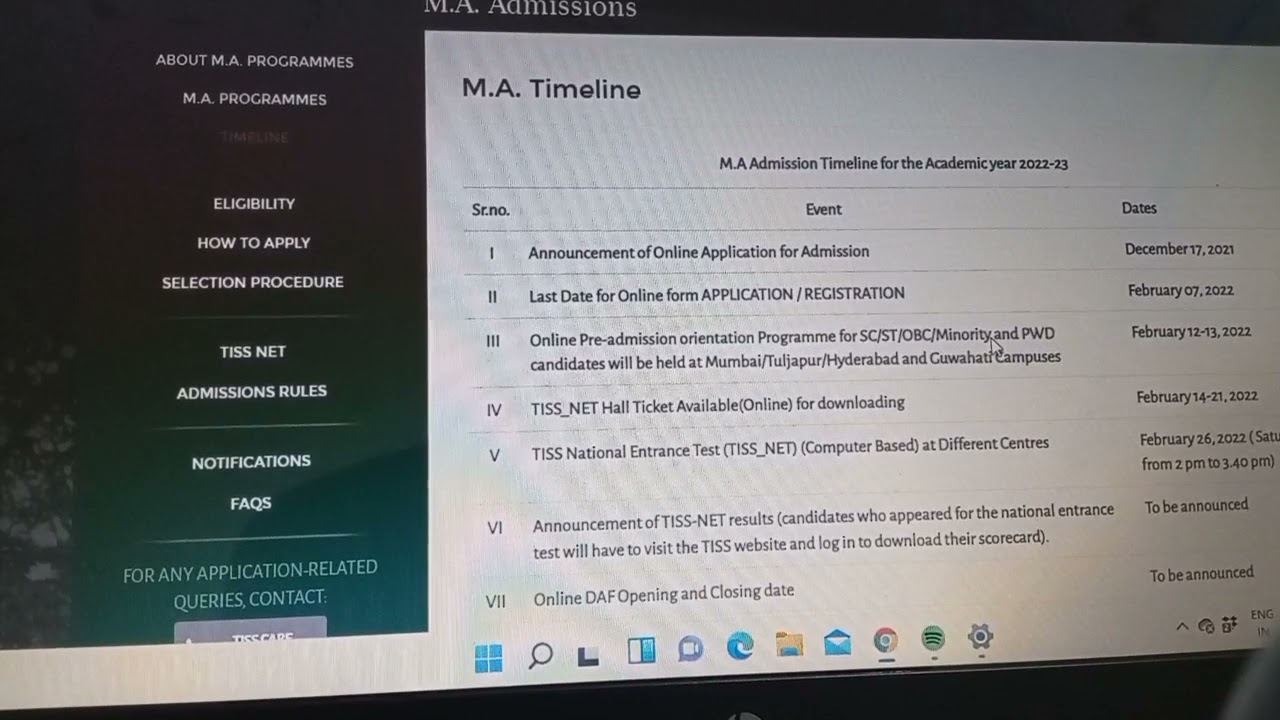 TISSNET 2022 Notification Out ‼️ Important dates ? TISSMAT or Not? exam date ?   TISS 2022 Shubham