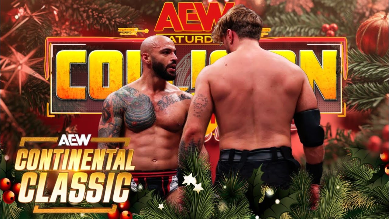 Ricochet Vs Will Ospreay - AEW Christmas Collision - Highlights.