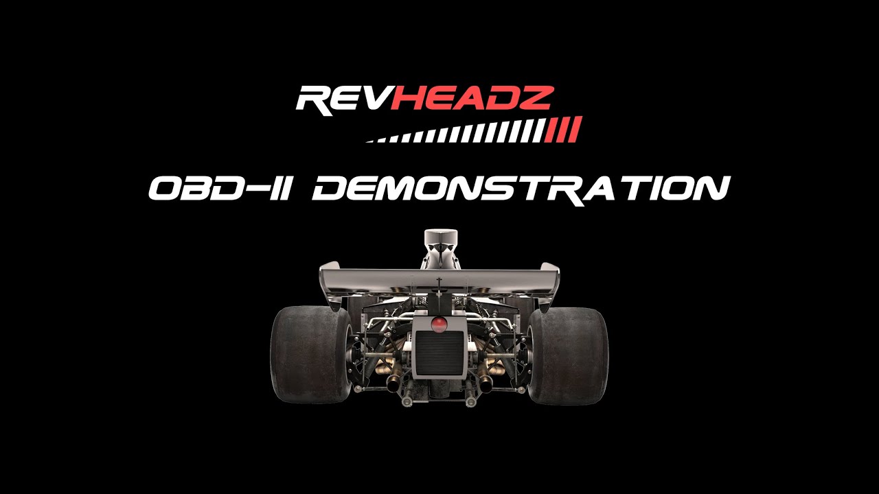 RevHeadz Engine Sounds App: OBD-II In-Car Demonstration