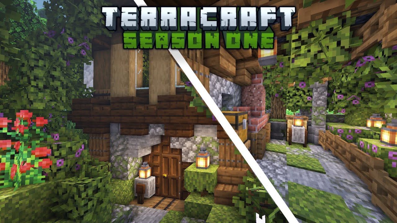 Minecraft | Terracraft SMP Episode 3 | Our First Shop!!