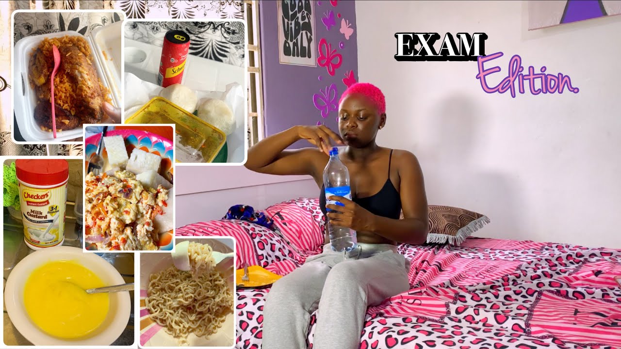 Ep31:LIFE IN UNIBEN |What I Eat in a Week of Exam as a Nigerian Student.