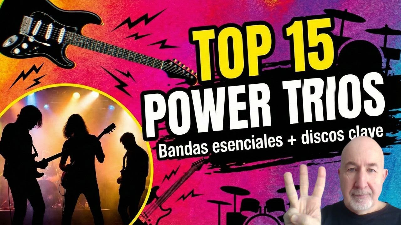 TOP 15 POWER TRIOS del rock | Bandas clave y discos recomendados