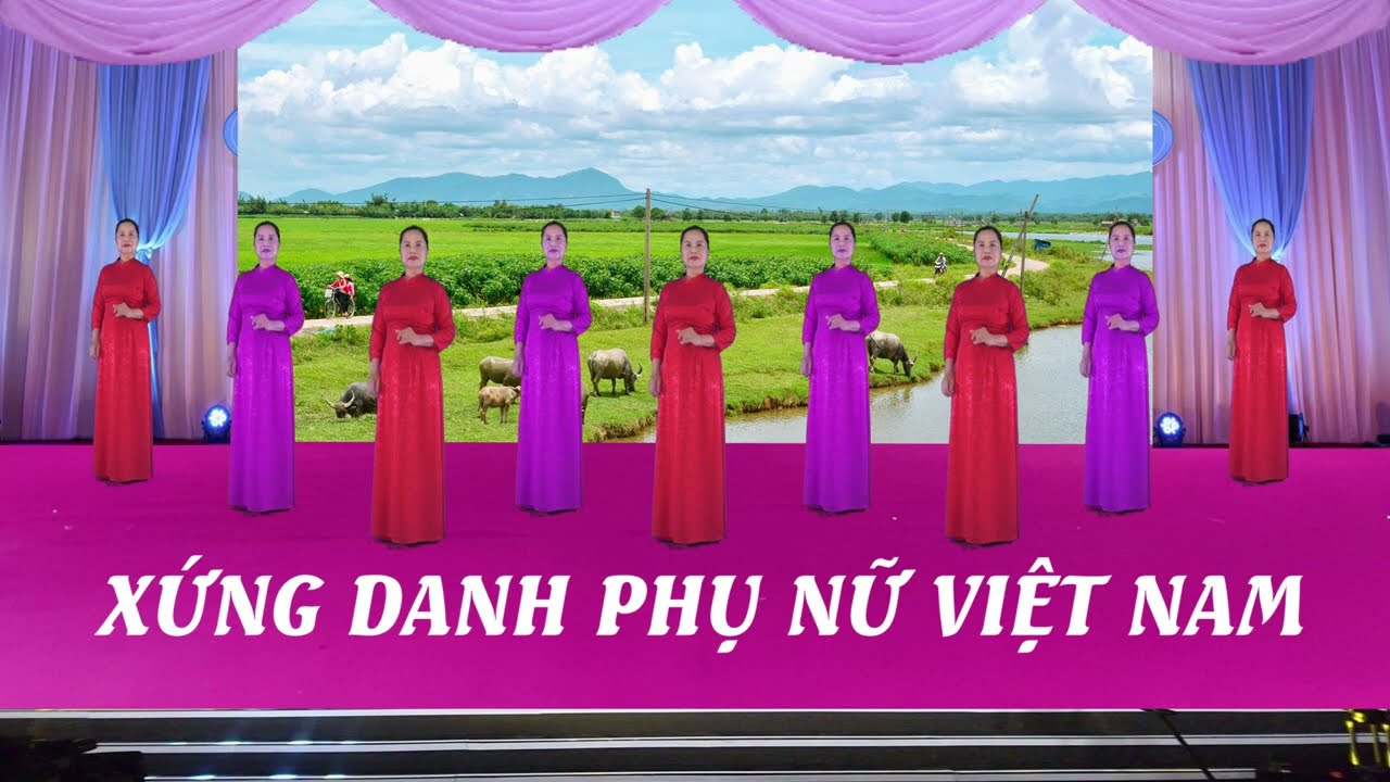 Xứng danh phụ nữ Việt Nam - Khiêu vũ Mai Lương - Học nhảy dân vũ