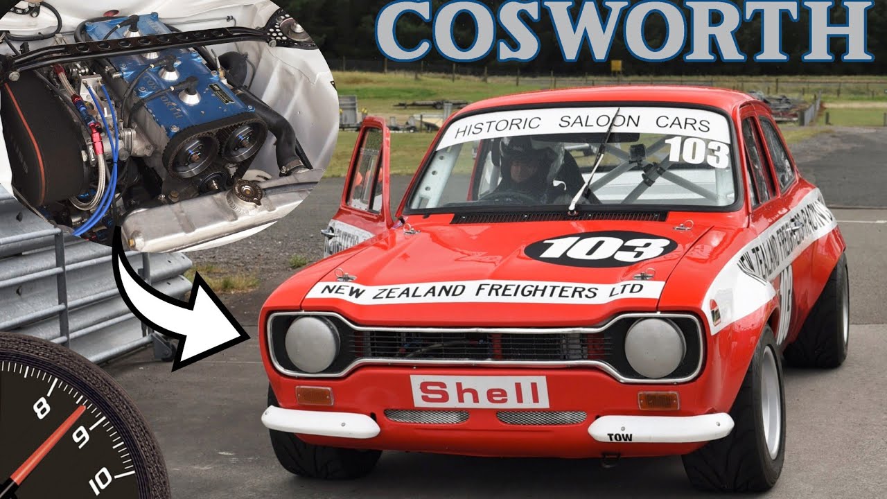9000rpm Screamer!! 1968 Ford Escort Mk1 Cosworth Historic Race Car | Onboard Footage