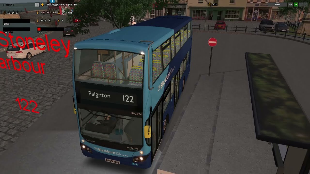 OMSI 2: Route 122 - Stoneley, Harbour to Memorial Crescent, Map - Westcountry 3.03