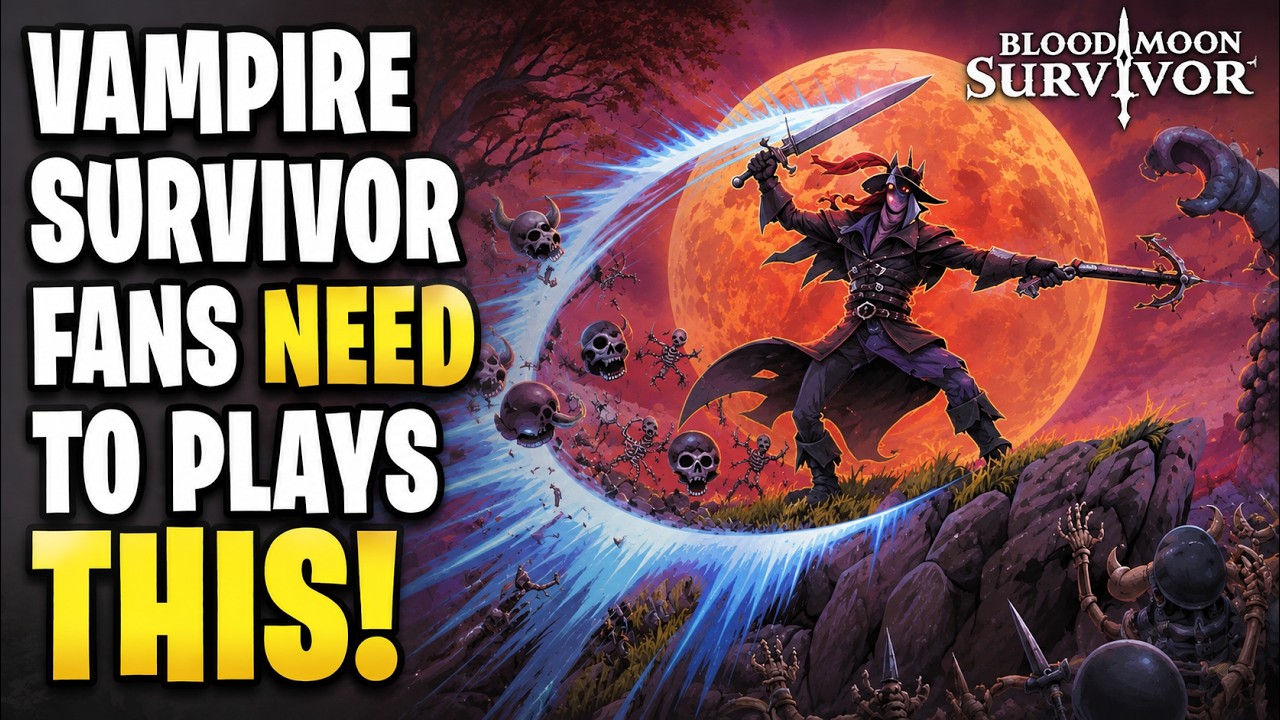 Is This The NEXT Vampire Survivors?! | Bloodmoon Survivor