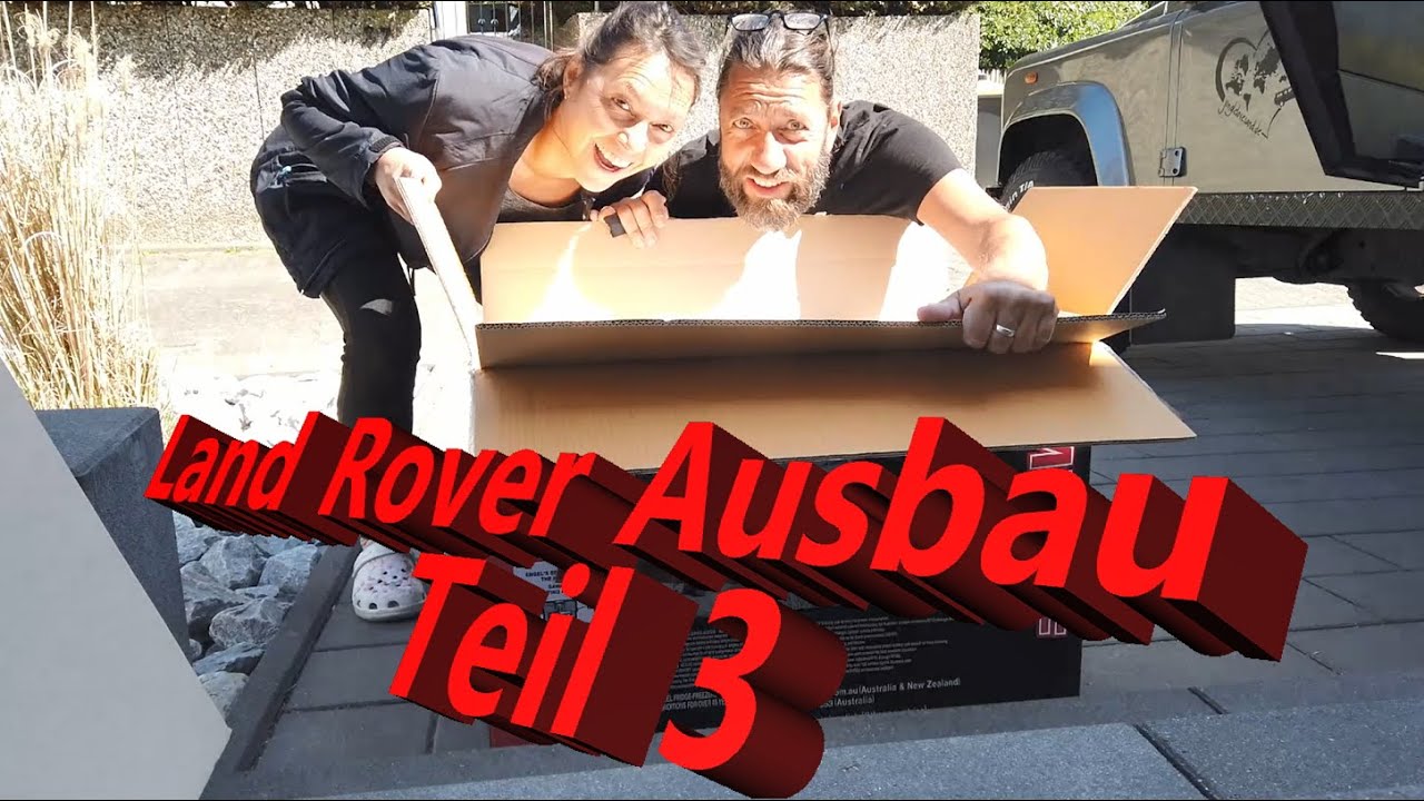 land rover ausbau teil 3: Teppich, Engel K&uuml;hlbox und der Holzausbau startet | VLOG 46
