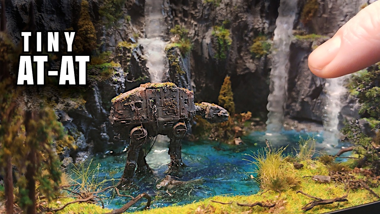Tiny AT-AT Diorama Build | Star Wars Inspired Miniature