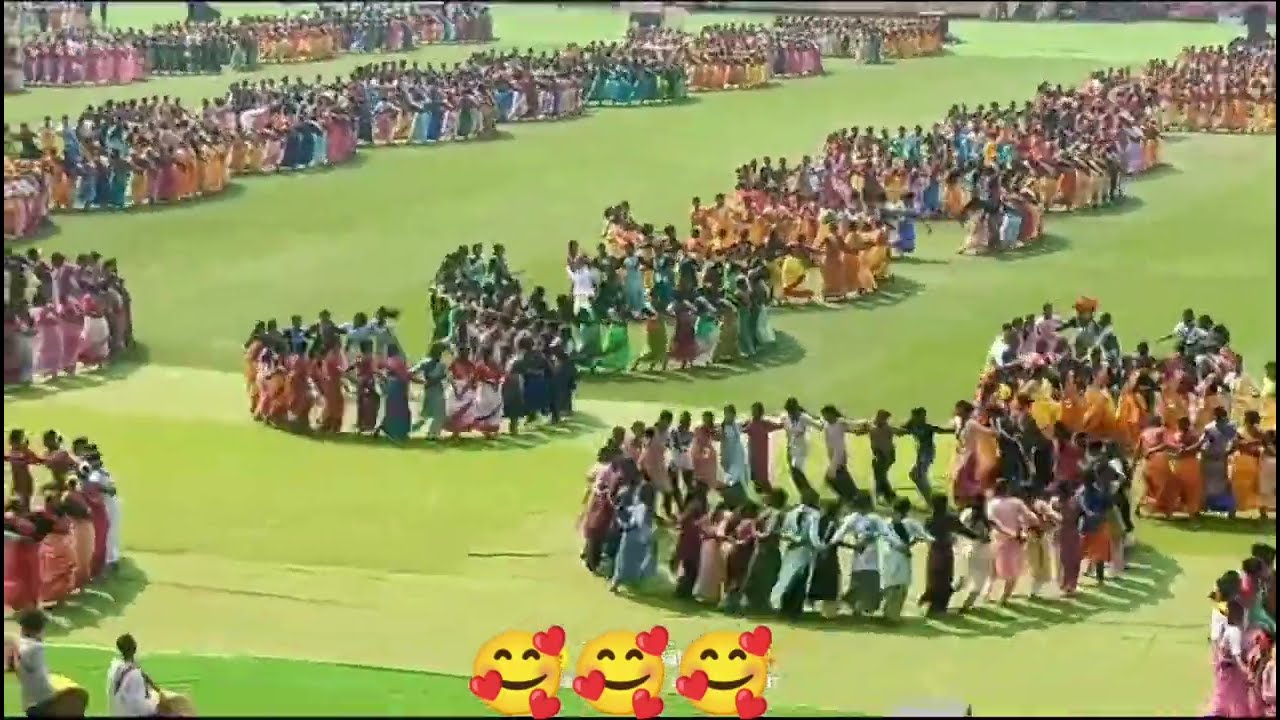 Mega jhumur rehearsal #AssamCulture #JhumurDance #TeaTribeHeritage #GuwahatiEvents #DanceWorldRecord