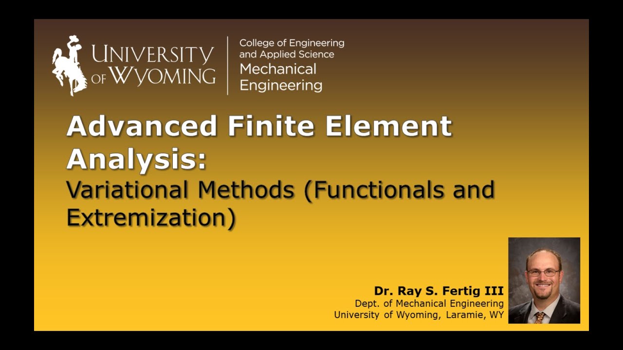 Variational Methods (Functionals and Extremization)