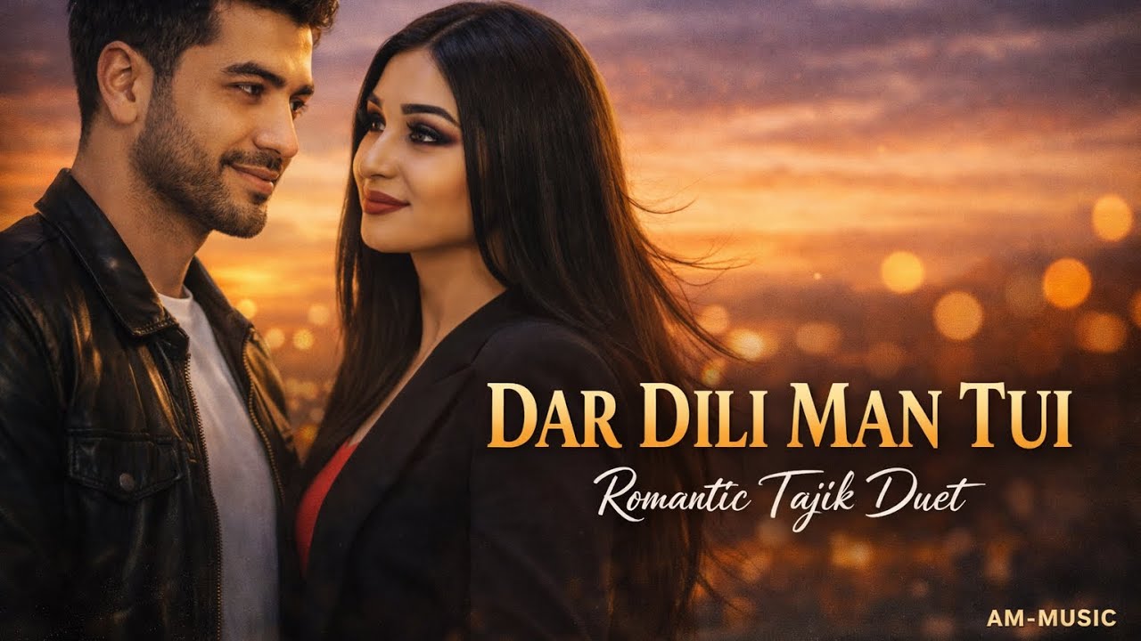 Dar Dili Man Tui &ndash; Romantic Tajik Duet | Male & Female Love Song | Pop + Cinematic | AM-MUSIC