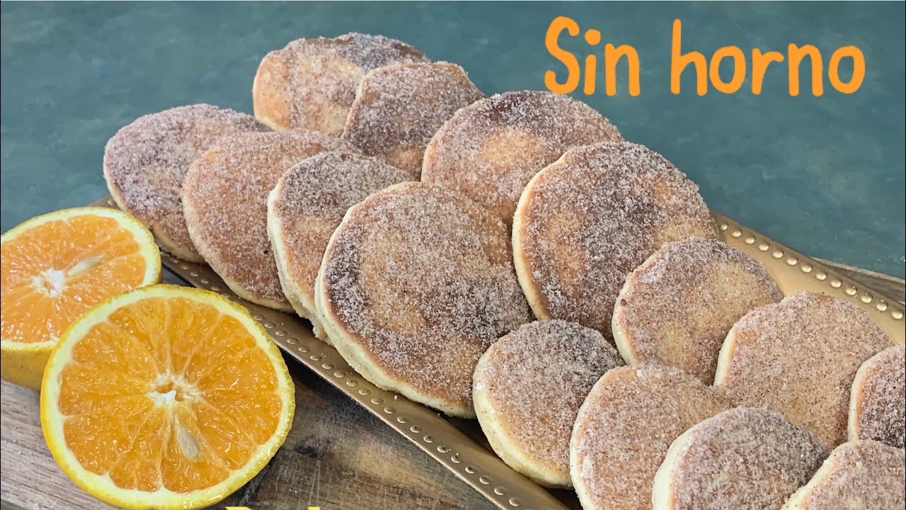 Galletas de naranja  sin horno se deshacen  en la boca de riquísimas  fácil de hacer