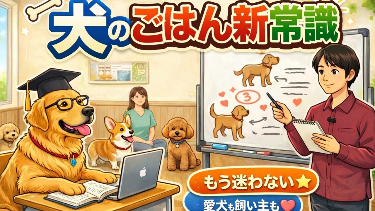 【犬のごはん新常識】愛犬のごはんに悩むすべての人へ