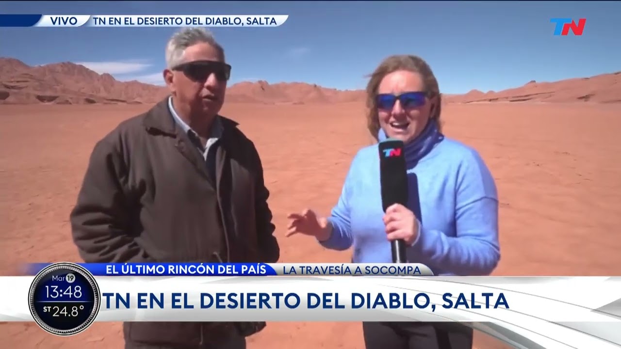 TN EN EL DESIERTO DEL DIABLO, SALTA | El último rincón del país: la travesía a Socompa