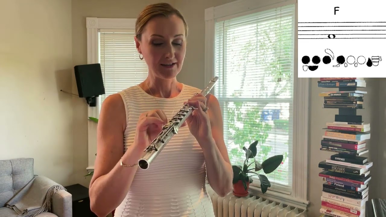 How to finger low F on the flute