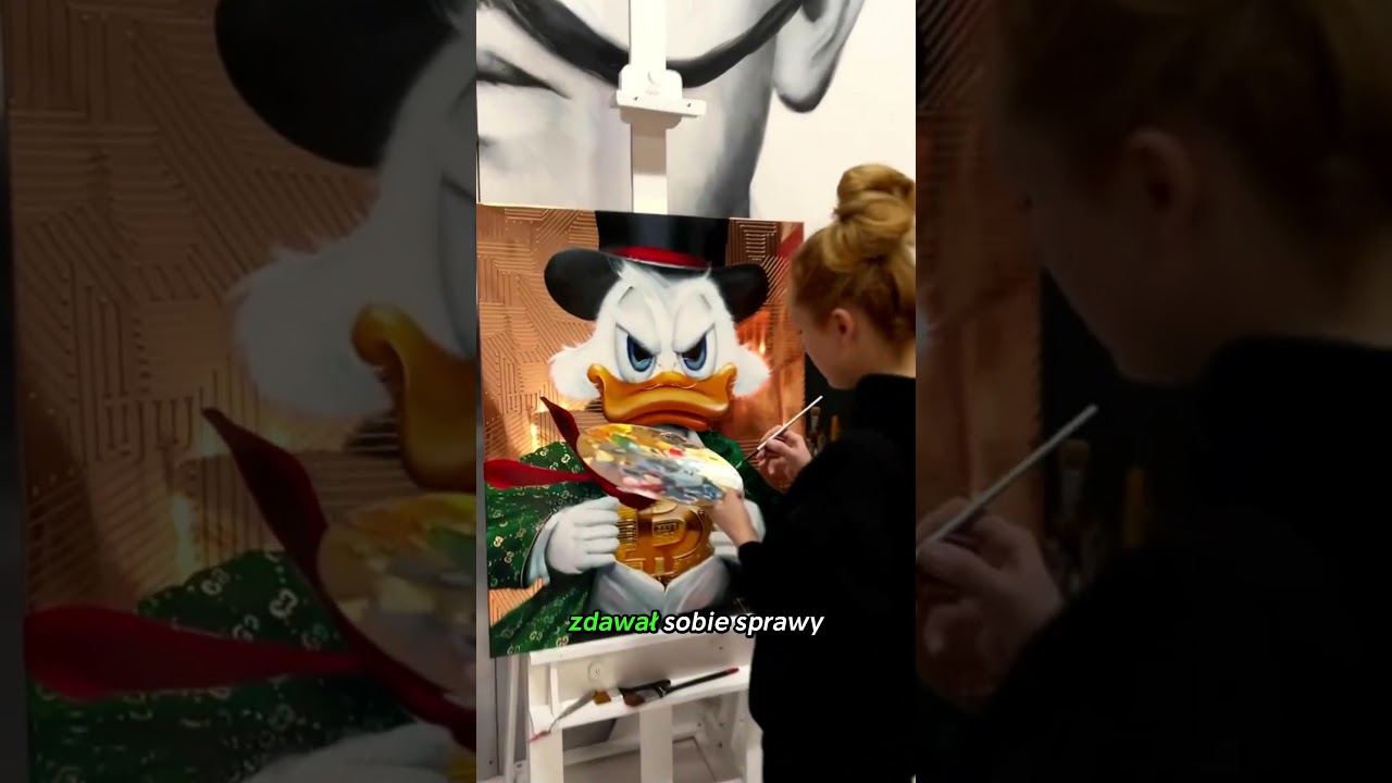🎨😲 Na koszulce nałożyła farbę i wszystkich zaskoczyła! #shortvideo