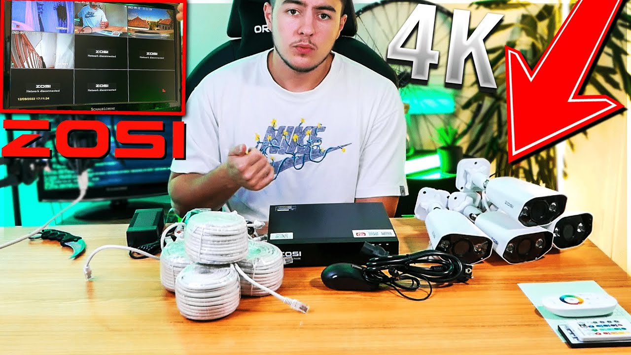 ZOSI 4K PoE - Le Système de Vidéosurveillance 4K parfait !