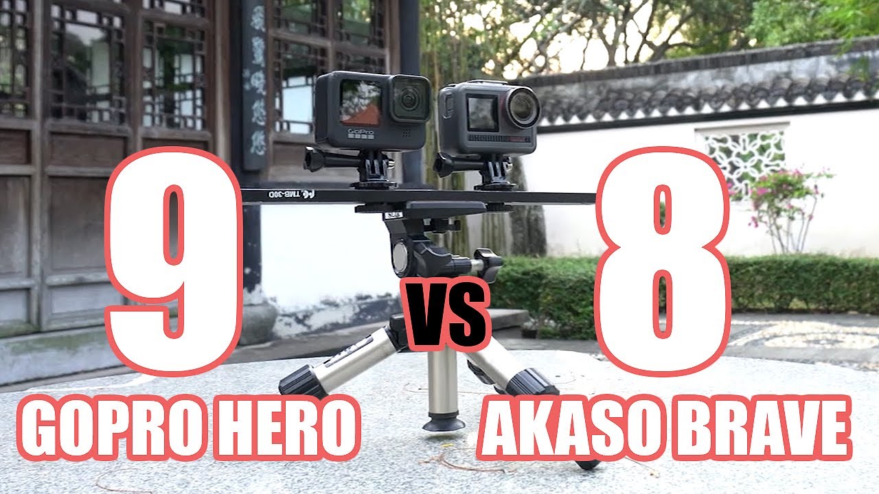 เปรียบเทียบกล้อง Action cam Gopro 9 VS Akaso Brave 8