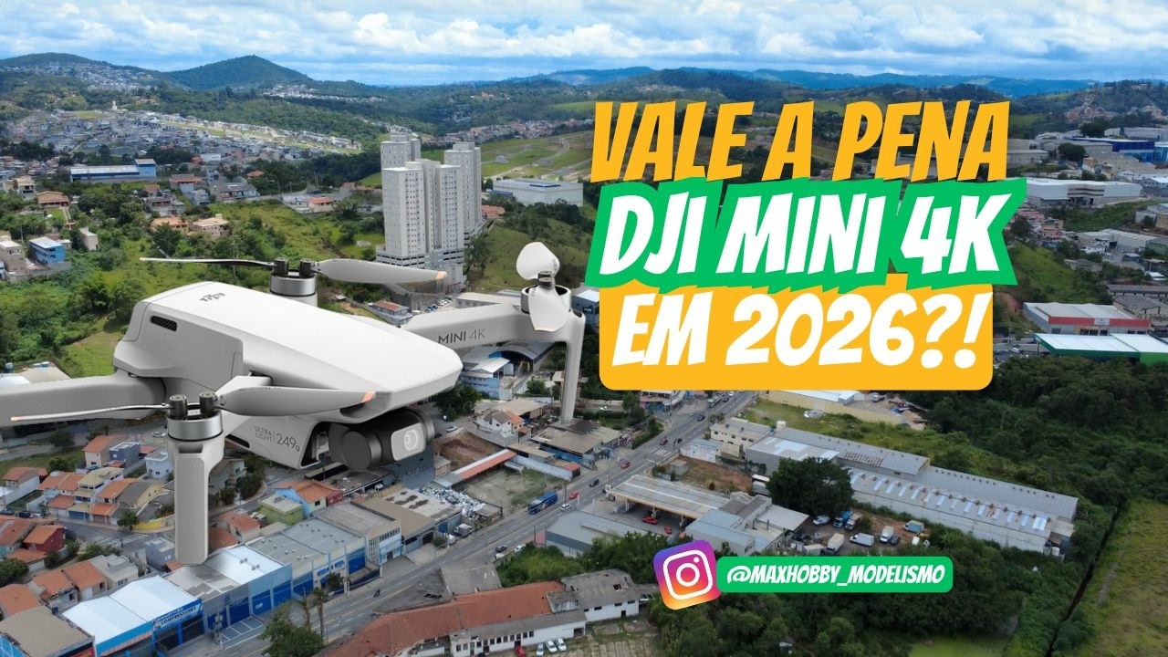 DJI Mini 4K em 2026: Ainda Vale a Pena Comprar Esse Drone? 🚁