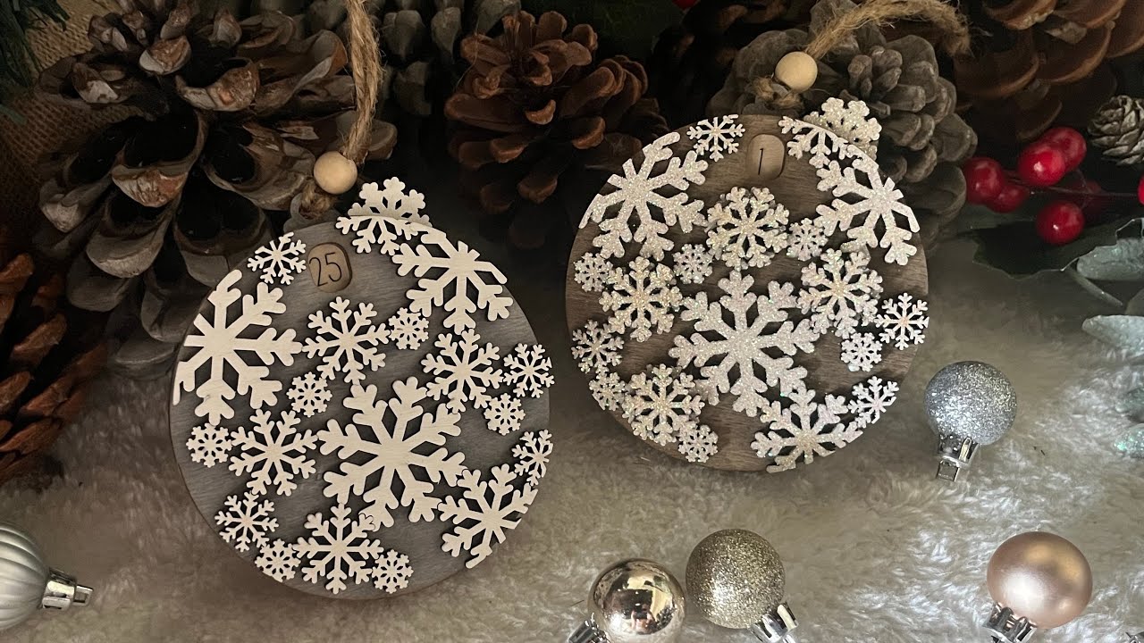 DIY Snowflake Advent Calendar | Epic Laser Cut Holiday Project